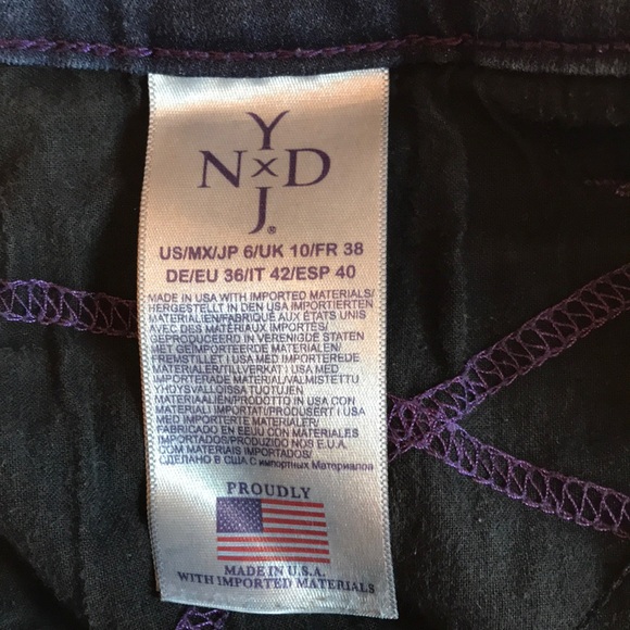NYDJ Dark Wash Ankle Jeans Size 6 - Picture 3 of 3